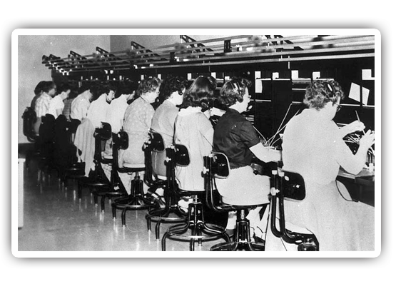 1954 Telephone Operators