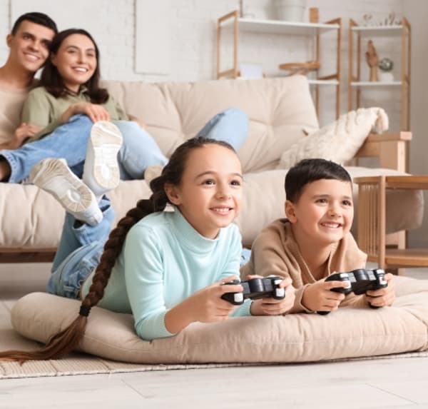Gig internet rtb 3 Kids gaming with high speed Fidium Fiber internet