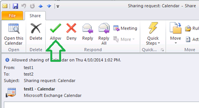 Exchange Shared Contacts And Calendar Setup